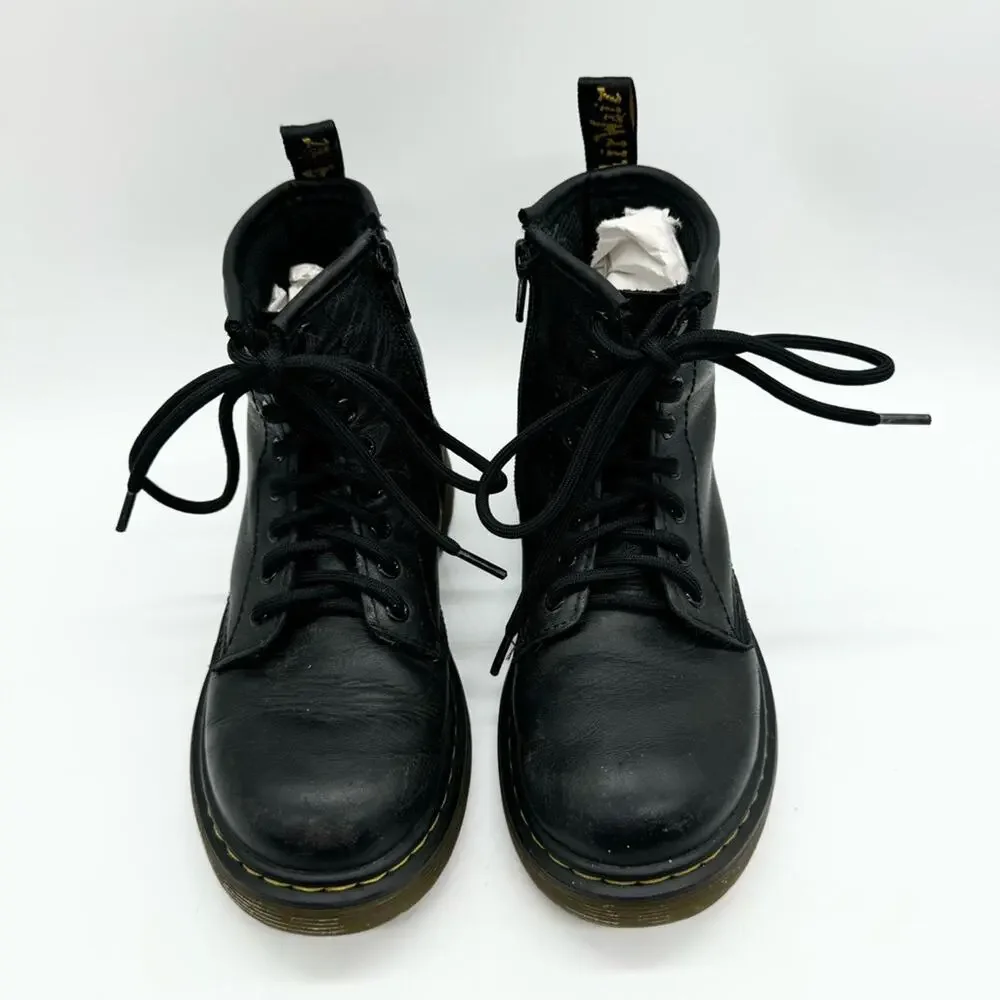 Dr. Martens1460 Kids‎ Smooth Leather Lace Up Boots Black Size 13 Grunge 90s